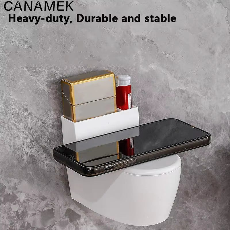 Toilet Ashtray Home Bathroom Storage Cigarette Case with Lid Wall-Mounted Plastic Ashtray Suitable for Home Office Use